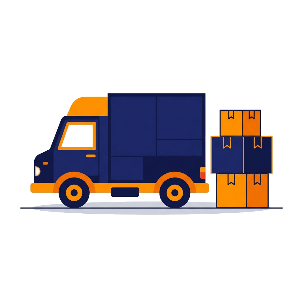 Logistics Delivery Illustration